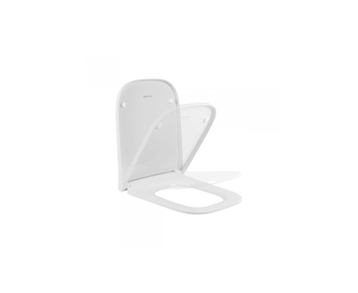 ASIENTO WC LOOK SLIM CAIDA AMORTIGUADA EASYCLIP BLANCO