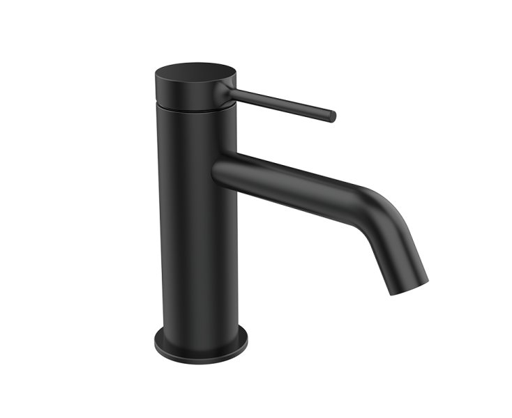 MONOMANDO TIME MALE LAVABO C/VALVULA METAL BLACK ETERNICE
