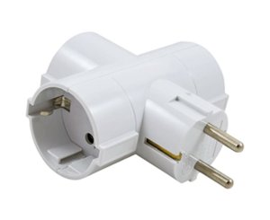 TRIPLE SCHUKO C/PROTECTORES BLISTER