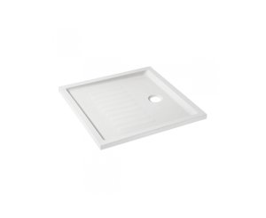 PLATO DUCHA ACRILICO PIANO 090x90x3,5 BLANCO