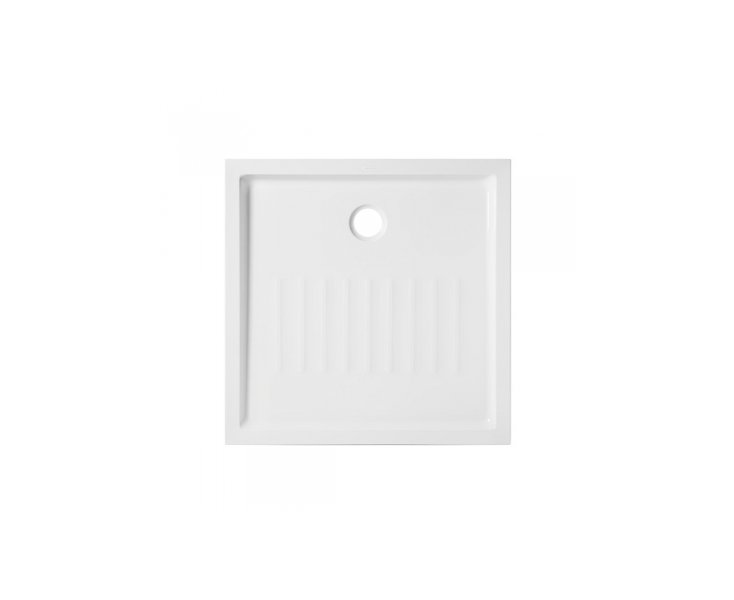 PLATO DUCHA ACRILICO PIANO 090x90x3,5 BLANCO