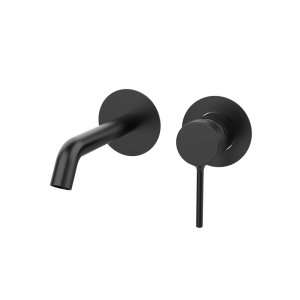 MONOMANDO TIME LAVABO EMPT. CAÑO 150mm P.EXTERNA METAL BLACK