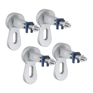 ANCLAJES PARED LATON CROMO (4UD)