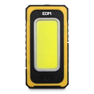 LINTERNA LED SOLAR RECARGABLE C/GANCHO+IMAN COB 10W 750ml.