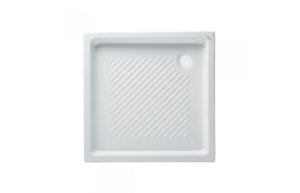 PLATO DUCHA PORCELANA MORAIRA 75x75 BLANCO