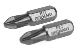 PUNTA ATORNILLAR POZIDRIVE PRO (PZ 2-25MM. - 1/4") 2UDS