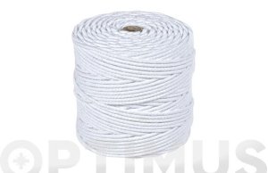 CORDON POLIPROPILENO ALMA TEXTURADA Ø4MM 200MT BLANCO
