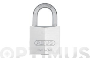 CANDADO 84BI ARCO ACERO INOX LARGO BLISTER 30MM CROMADO