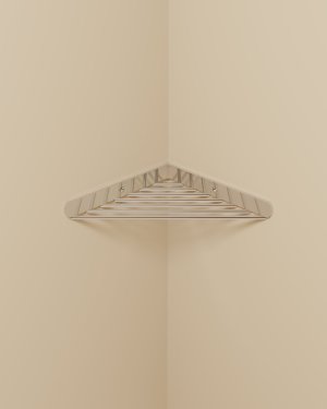 ARCHITECT INOX BRILLO JABONERA DUCHA RINCON 18x18x2.5