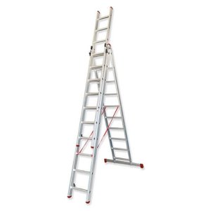 ESCALERA TRANSFORMABLE TRIPLE 12x3PELDAÑOS 3.44/8.84