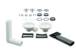 KIT VALVULAS P/FREGADEROS 2CUBETAS