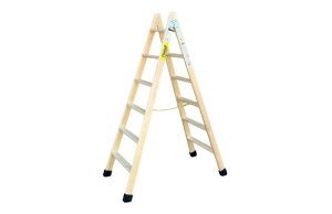 ESCALERA MADERA TIJERA 6+6 PELDAÑOS