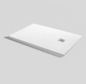 PLATO DUCHA RESINA BASE SLATE BLANCO 120x80