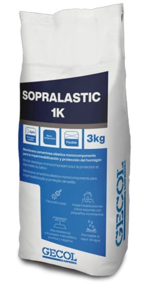SOPRALASTIC 1 K GRIS 3kg.