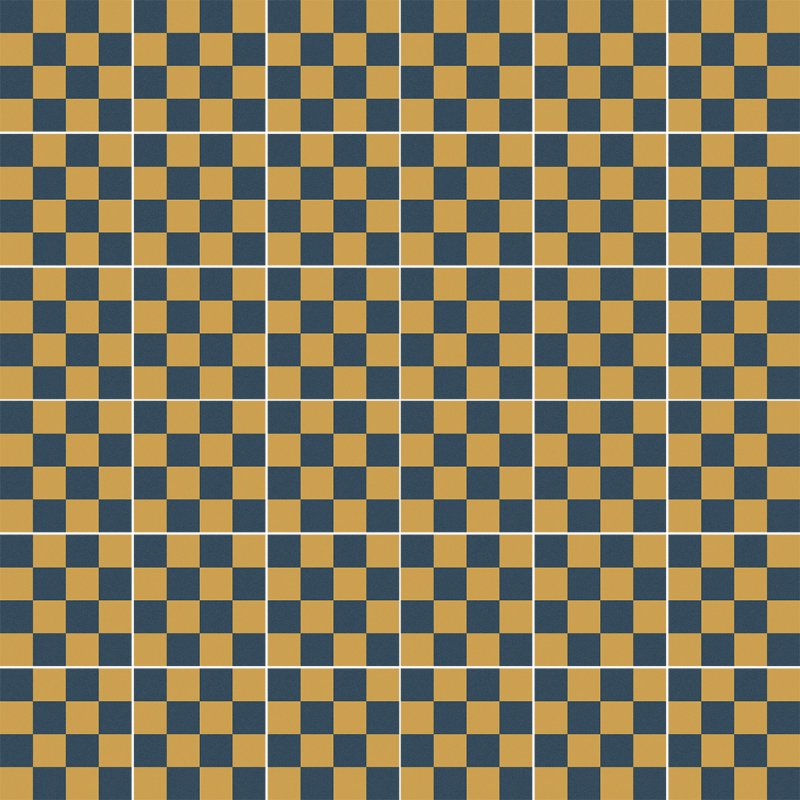 KALIA OCRE AZUL 20x20