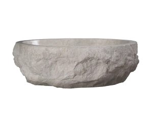 LAVABO GALBA PIEDRA MARMOL BEIGE S/ENCIMERA 45Ø