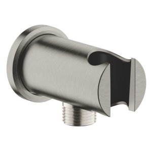 TOMA DE AGUA 1/2" RAINSHOWER C/SOP. DUCHA REDONDO SUPERSTEEL