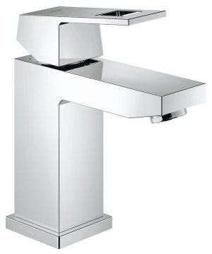 MONOMANDO EUROCUBE LAVABO-S 1/2" CUERPO LISO CROMO