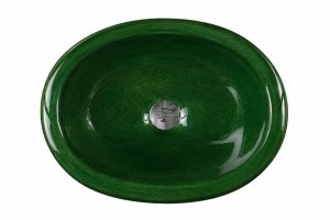 FERRES FREGADERO LAVABO VIDRIADO CABRERA 31-VERDE 48x38