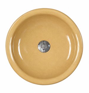 FERRES FREGADERO LAVABO VIDRIADO EIVISSA 85-BEIGE 45cm