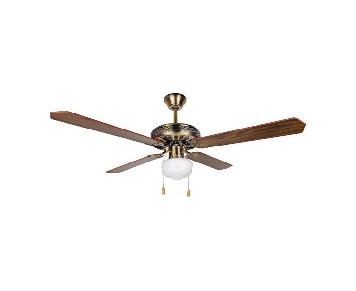 OLD GOLD CEILING FAN Ø132CM / MARC / LIGHT CL06132M OFFER