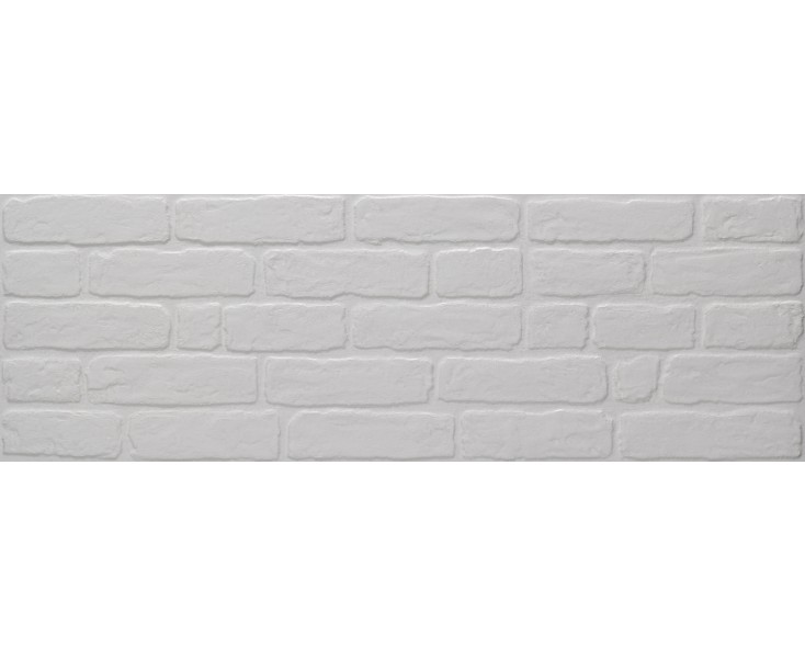  WHITE BRICK WALL 30x90