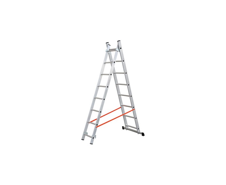 ESCALERA ALUM. PROFESIONAL DOBLE COMBINADA 2x10 PELD 