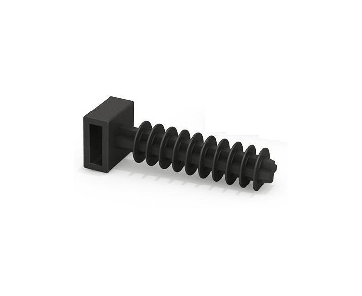 TACO PLASTICO BRIDA NYLON NEGRO CAJA 100UD
