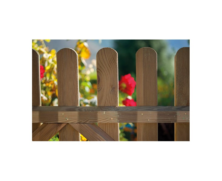 CLASSIC WOOD FENCE 080x180 FINISHED STRIPED OFFER