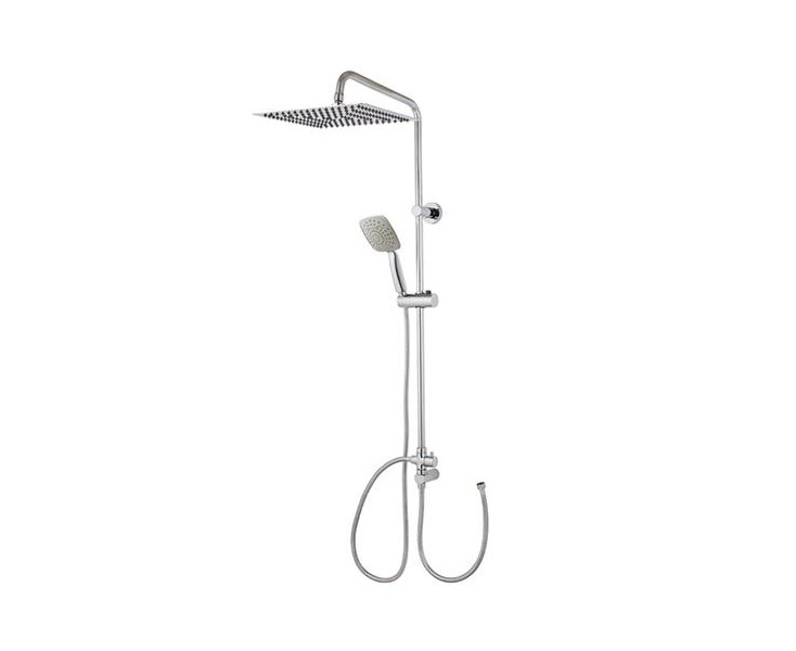 CONJUNTO DUCHA ROCIADOR 300x300 INOX CROMO