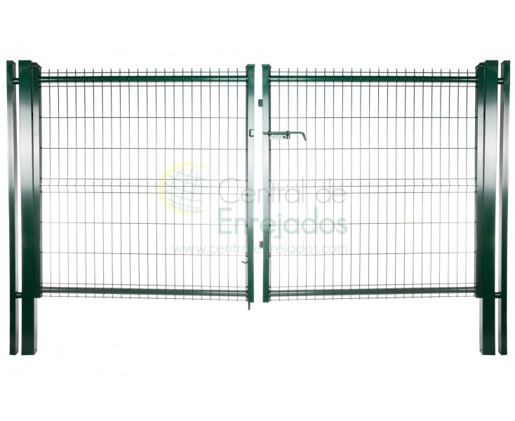 DOOR FORTIS 100x200 GREEN PANEL WITH PESTILLO