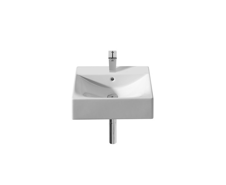 DIVERTA MURAL WASHBASIN 47x44x13.5 BL.