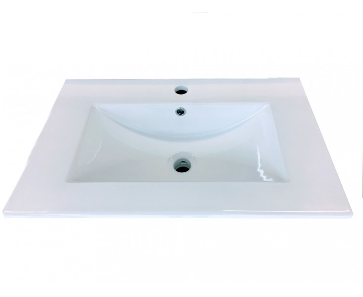 LAVABO DELFOS CENTRADO 070x46 BLANCO