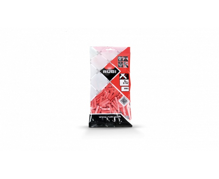 BOLSA CUÑAS RUBI 5.0mm. (500ud)
