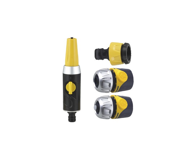 SET LANZA Y CONECTORES TRI MATERIA 4 PIEZAS (ABS/TPR) OFERTA