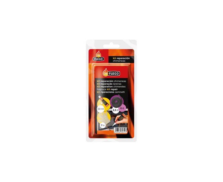 REPAIR KITCHEN FIREPLACES 10MM + PEGAM + GLOVES OKFUEGO OFFER
