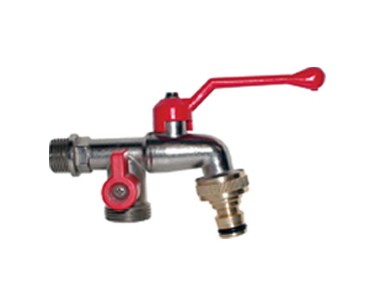 GRIFO CURVO DOBLE ROSCAR G6354 OFERTA