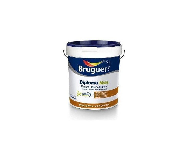 BRUGUER DIPLOMA BLANCO MATE 15l. 