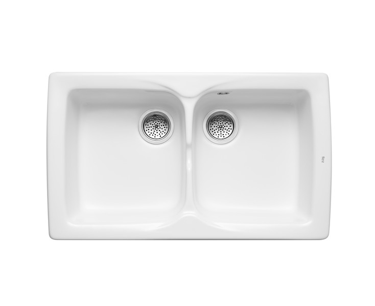 FREGADERO GRES BEVERLY-85 86x50 2C. BLANCO