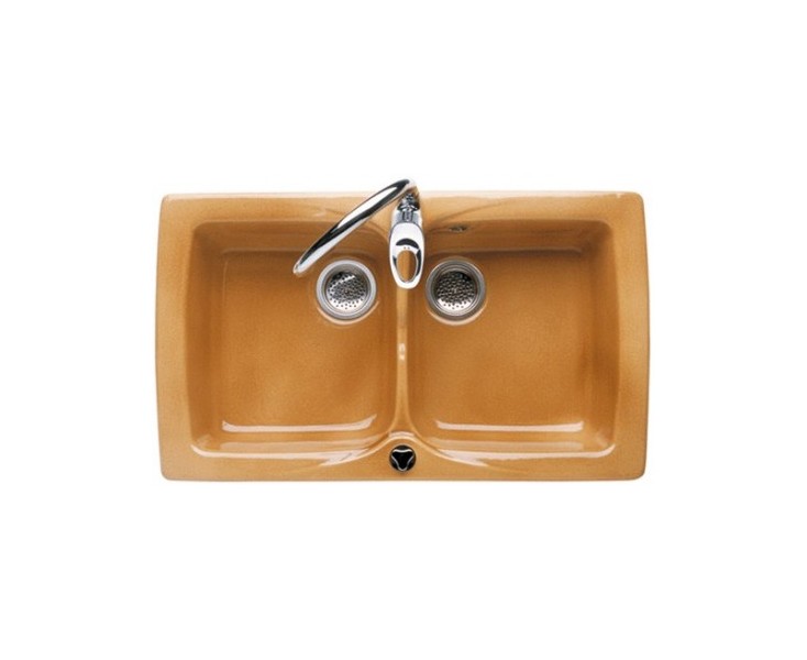 FREGADERO GRES BEVERLY-85 86x50 2C. MARRON MAYA