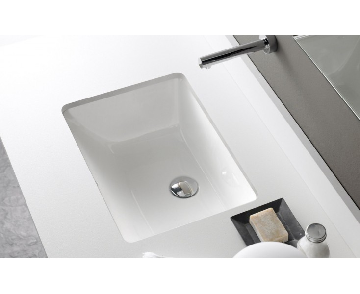 LAVABO TORINO B / ENCIMERA 51x38x19.5 BL.