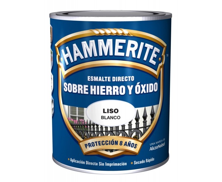  SMOOTH HAMMERITE 250ml. WHITE