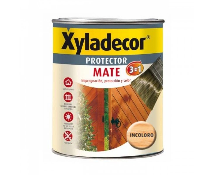 Xyladecor 3EN1 MATE PROTECTOR 375ml. COLORLESS