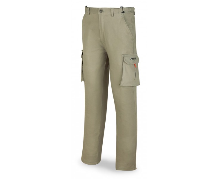 PANTALON ELASTICO 588-PELAST CAQUI 54-56