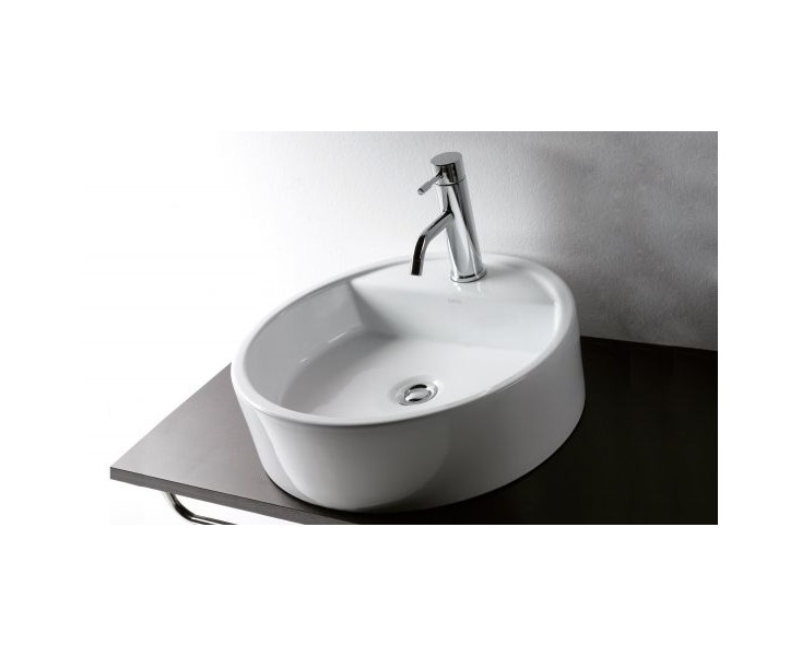 LAVABO BALI S/ENCIMERA 48x14 BL.