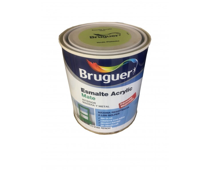 BRUGUER ENAMEL ACRYLIC GREEN PISTACHO MATE 750ml 