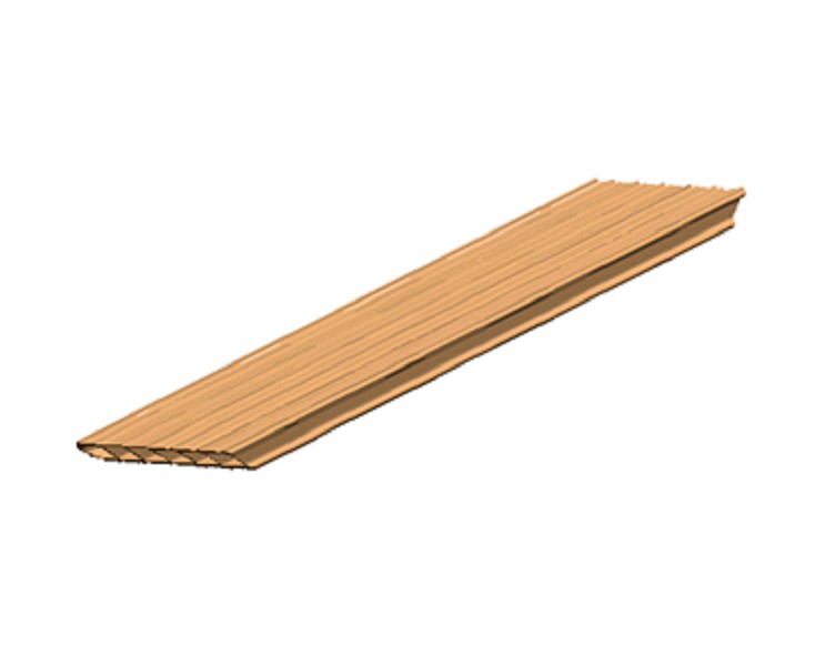 CERAMIC TABLET 100x30x4.0 RED BEVEL