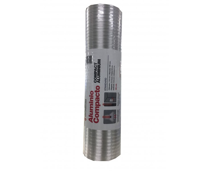 FLEXIBLE TUBE ALUMINUM 100 BLISTER 2MT