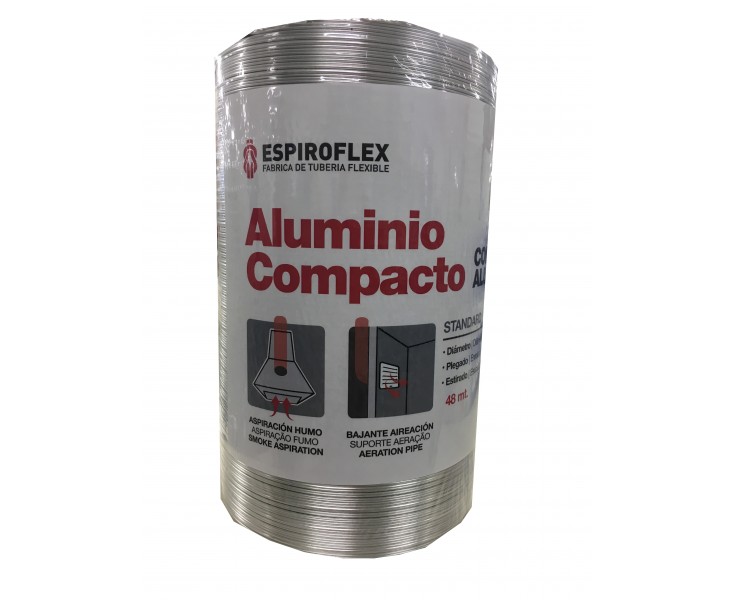 FLEXIBLE TUBE ALUMINUM 120 BLISTER 1MT