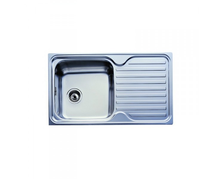 FREGADERO INOX CLASSIC 85x50 1C.1E. ORIFICIO GRIFO DCHA.